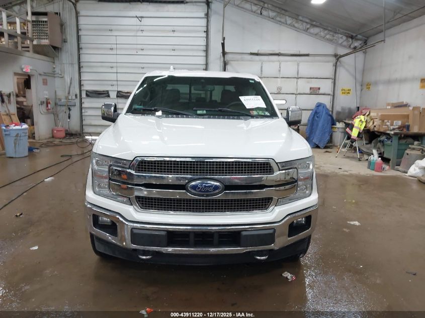 2018 Ford F-150 King Ranch VIN: 1FTFW1EG0JFA85926 Lot: 43911220