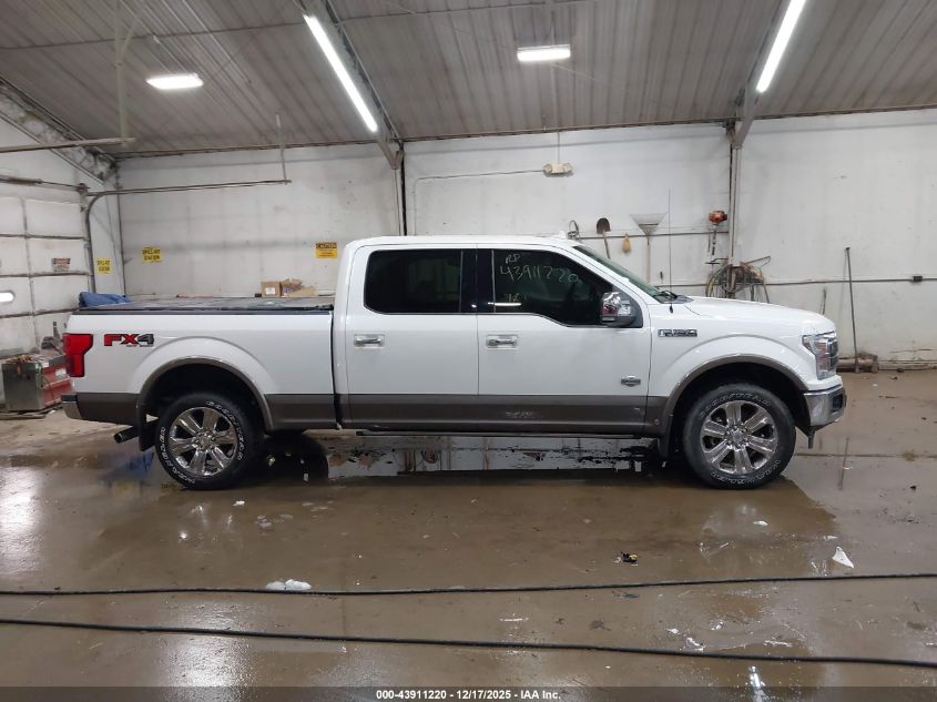 2018 Ford F-150 King Ranch VIN: 1FTFW1EG0JFA85926 Lot: 43911220