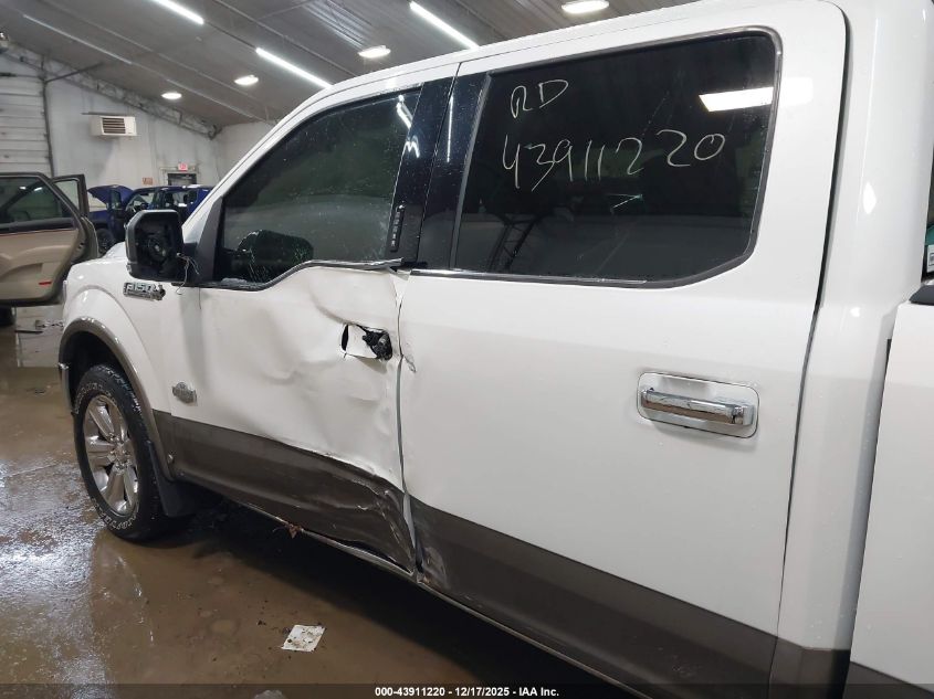 2018 Ford F-150 King Ranch VIN: 1FTFW1EG0JFA85926 Lot: 43911220