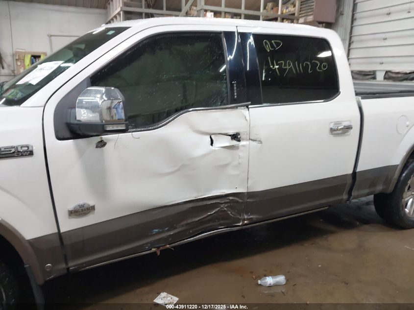 2018 Ford F-150 King Ranch VIN: 1FTFW1EG0JFA85926 Lot: 43911220