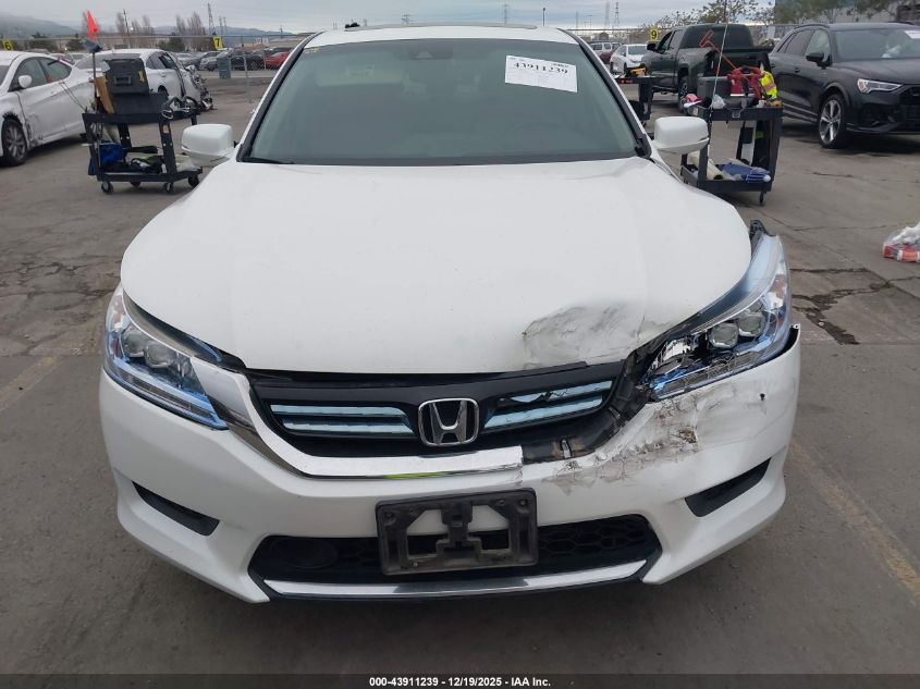 2014 Honda Accord Hybrid Touring VIN: 1HGCR6F79EA002228 Lot: 43911239