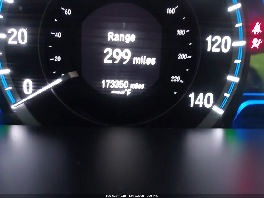 2014 Honda Accord Hybrid Touring VIN: 1HGCR6F79EA002228 Lot: 43911239