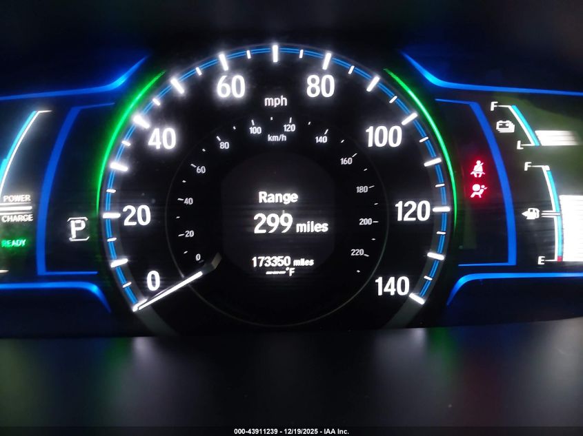 2014 Honda Accord Hybrid Touring VIN: 1HGCR6F79EA002228 Lot: 43911239