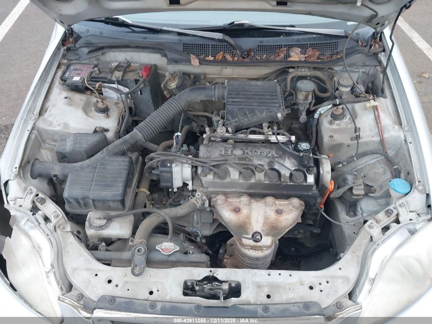 1996 Honda Civic Dx VIN: 2HGEJ6342TH128293 Lot: 43911258