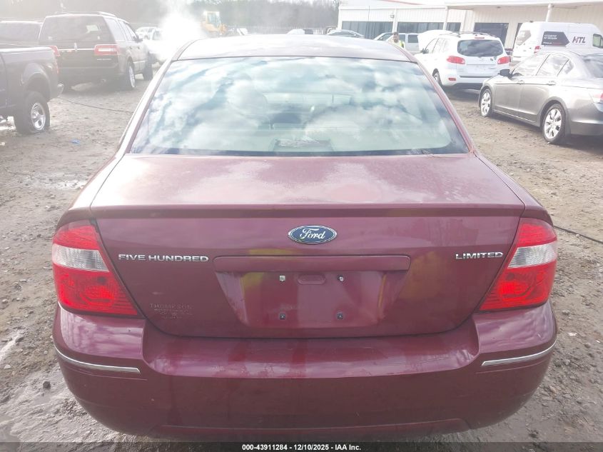 2006 Ford Five Hundred Limited VIN: 1FAFP25136G116723 Lot: 43911284