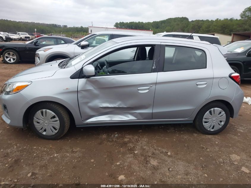 2024 Mitsubishi Mirage Es/Le VIN: ML32AUHJ8RH021335 Lot: 43911286