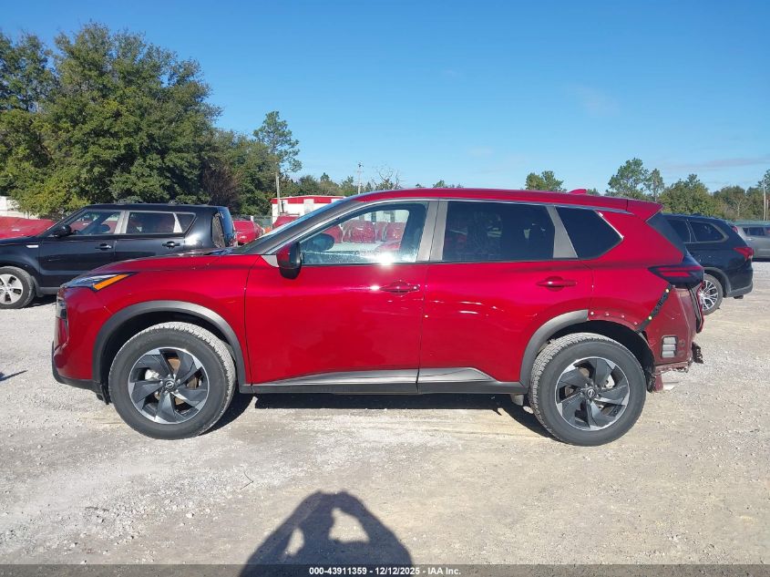 2025 Nissan Rogue Sv Intelligent Awd VIN: 5N1BT3BB6SC821956 Lot: 43911359