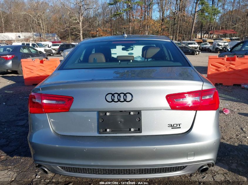 2015 Audi A6 3.0T Premium Plus VIN: WAUHGAFC0FN040528 Lot: 43911392