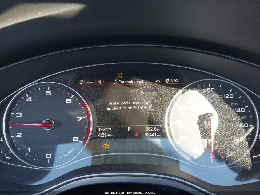 2015 Audi A6 3.0T Premium Plus VIN: WAUHGAFC0FN040528 Lot: 43911392