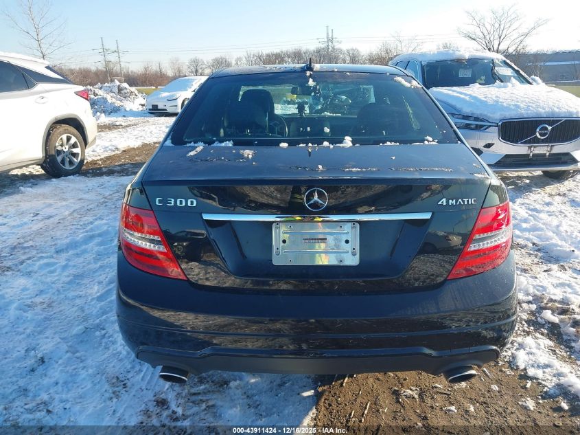 2014 Mercedes-Benz C 300 Sport 4Matic VIN: WDDGF8AB7EA942694 Lot: 43911424