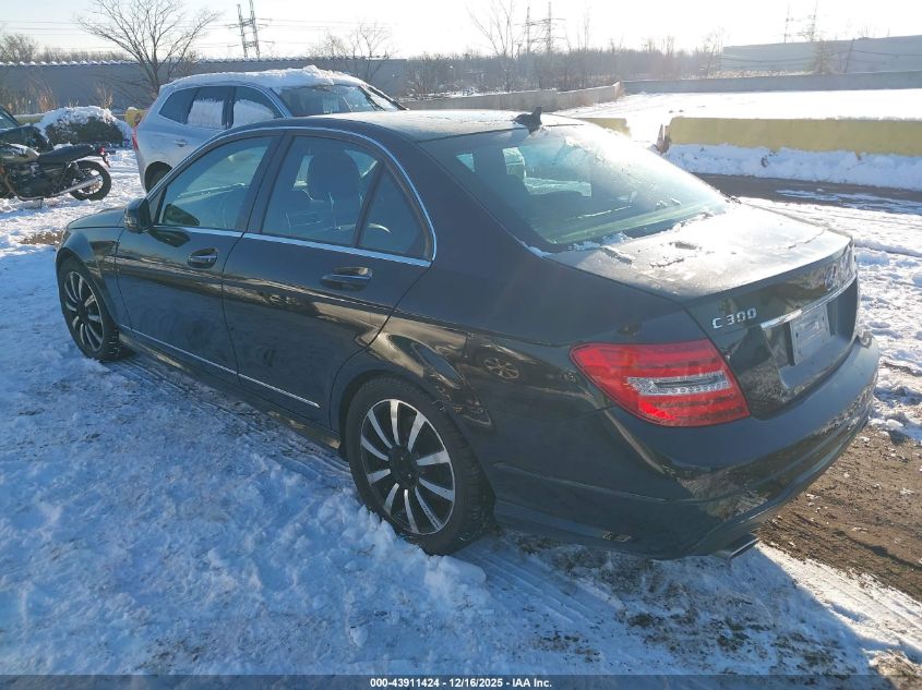 2014 Mercedes-Benz C 300 Sport 4Matic VIN: WDDGF8AB7EA942694 Lot: 43911424