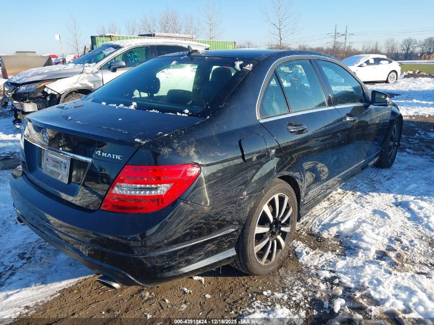 2014 Mercedes-Benz C 300 Sport 4Matic VIN: WDDGF8AB7EA942694 Lot: 43911424