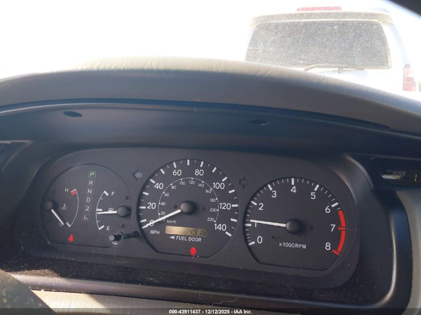 2000 Toyota Camry Le V6 VIN: JT2BF28K4Y0286366 Lot: 43911437