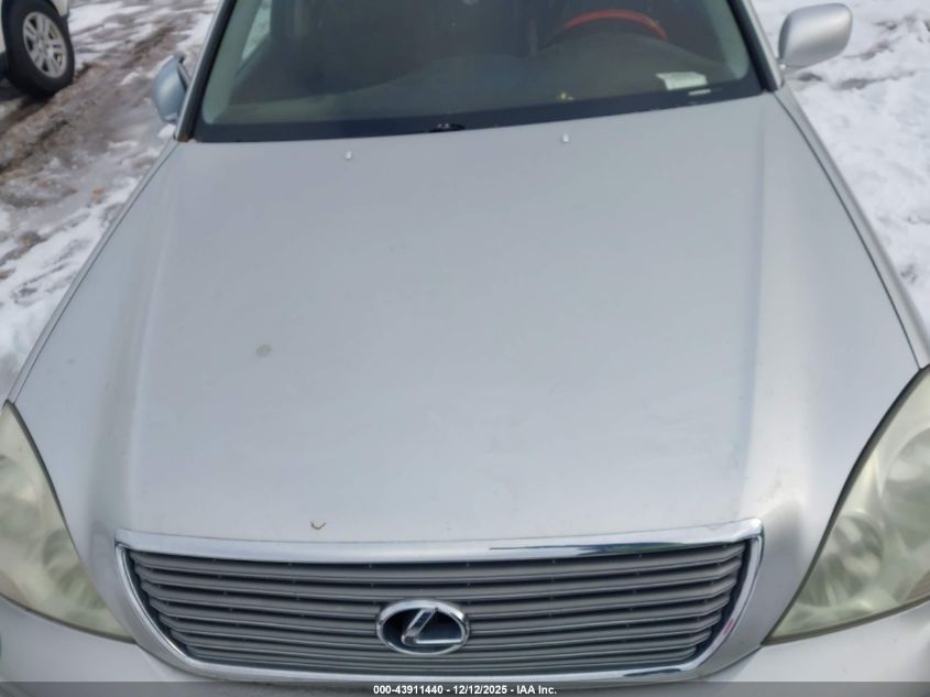 2003 Lexus Ls 430 VIN: JTHBN30F330105859 Lot: 43911440