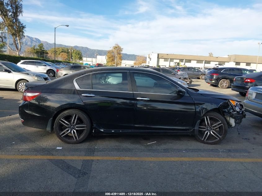 2016 Honda Accord Sport VIN: 1HGCR2F56GA137760 Lot: 43911489