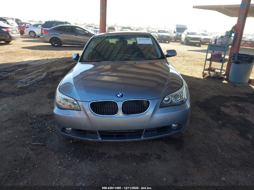 2006 BMW 530I VIN: WBANE73506CM33071 Lot: 43911490