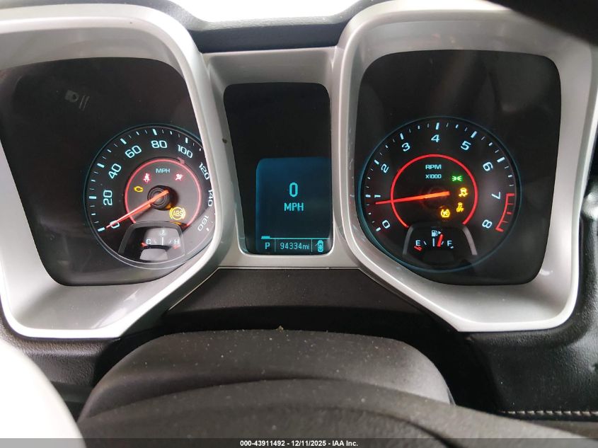 2012 Chevrolet Camaro 1Lt VIN: 2G1FB1E32C9117191 Lot: 43911492