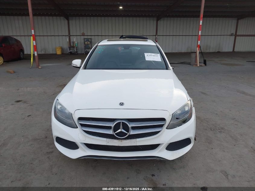 2018 Mercedes-Benz C 300 VIN: 55SWF4JB7JU282297 Lot: 43911512
