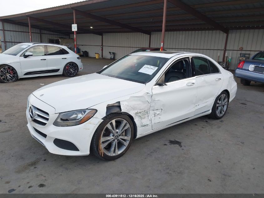 2018 Mercedes-Benz C 300 VIN: 55SWF4JB7JU282297 Lot: 43911512