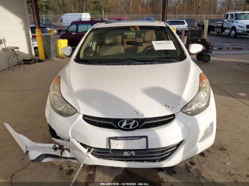 2013 Hyundai Elantra Limited VIN: 5NPDH4AE9DH294017 Lot: 43911518