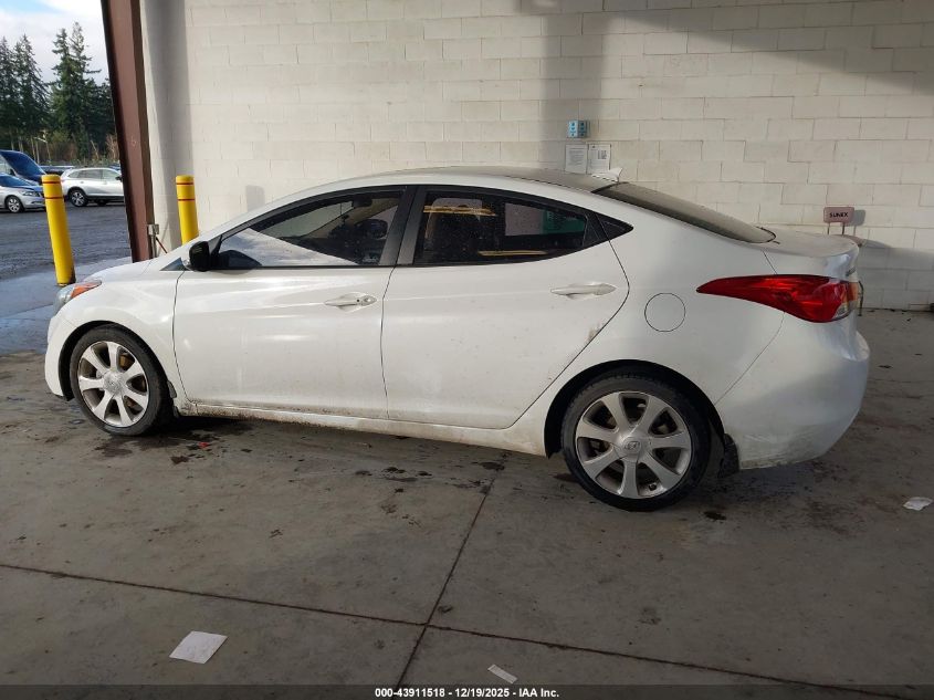 2013 Hyundai Elantra Limited VIN: 5NPDH4AE9DH294017 Lot: 43911518