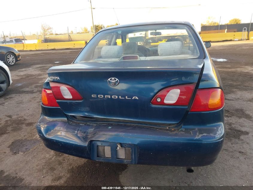 1998 Toyota Corolla Le VIN: 1NXBR18E0WZ063472 Lot: 43911545