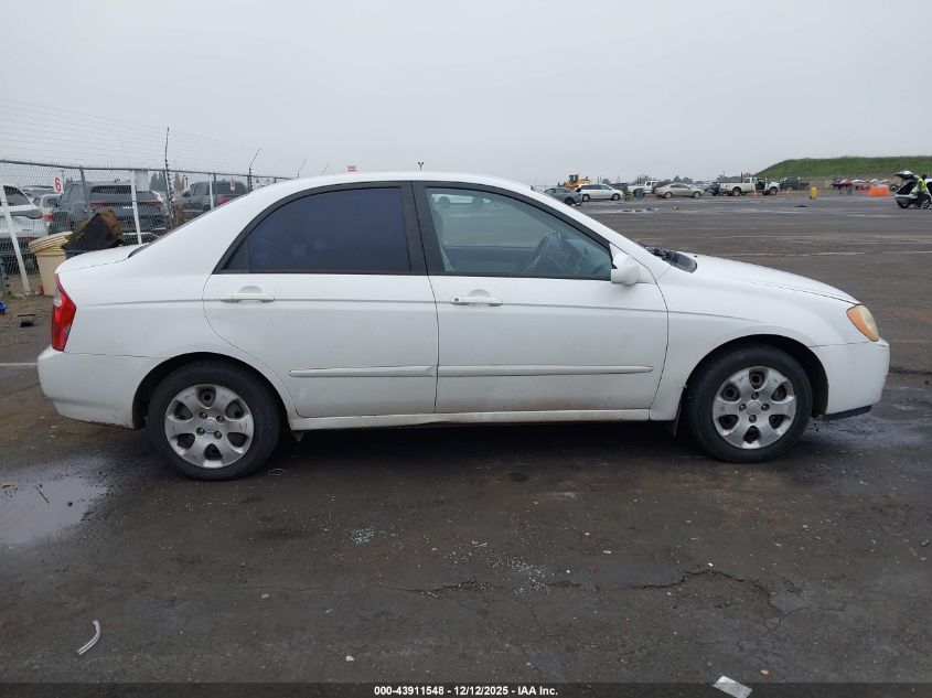 2004 Kia Spectra Ex/Lx VIN: KNAFE121745041707 Lot: 43911548