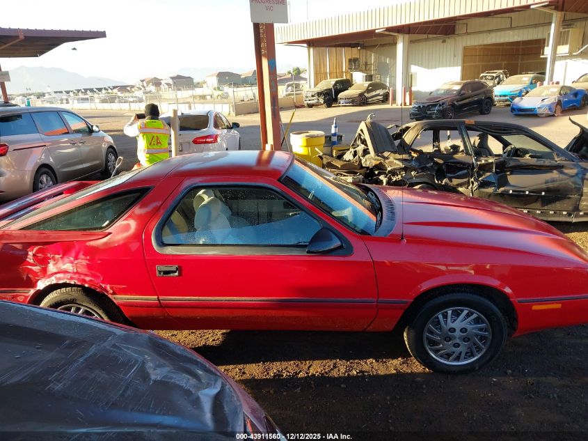 1993 Dodge Daytona VIN: 1B3XW24KXPN539325 Lot: 43911560