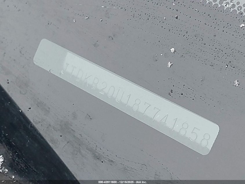 2008 Toyota Prius VIN: JTDKB20U187741858 Lot: 43911600