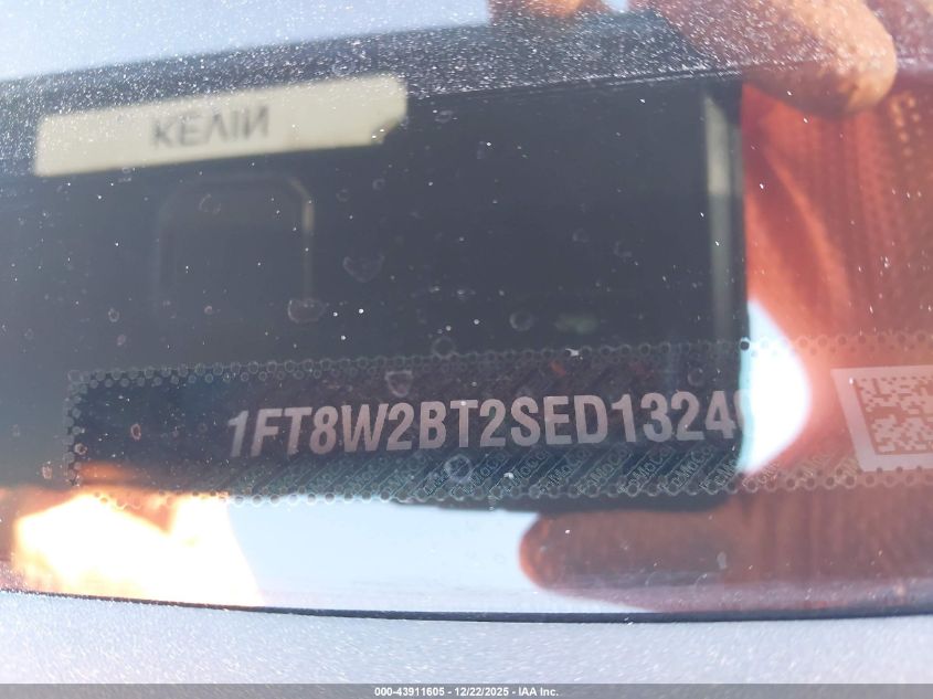 2025 Ford F-250 Lariat VIN: 1FT8W2BT2SED13240 Lot: 43911605