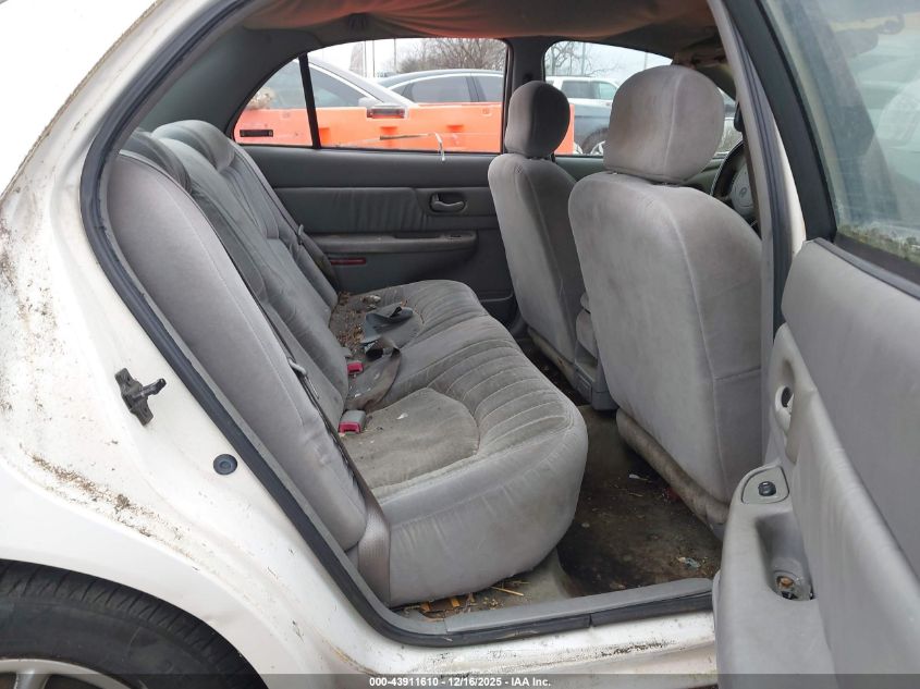 2002 Buick Century Custom VIN: 2G4WS52J221113653 Lot: 43911610