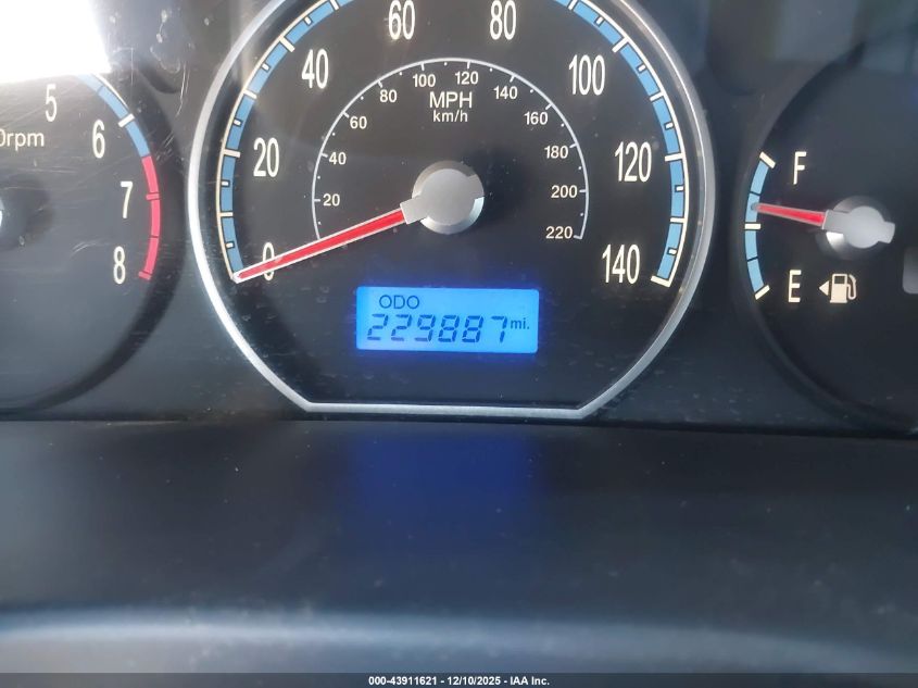 2009 Hyundai Santa Fe Gls VIN: 5NMSG13D99H297565 Lot: 43911621