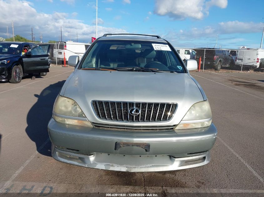 2000 Lexus Rx 300 VIN: JT6GF10U1Y0064461 Lot: 43911630