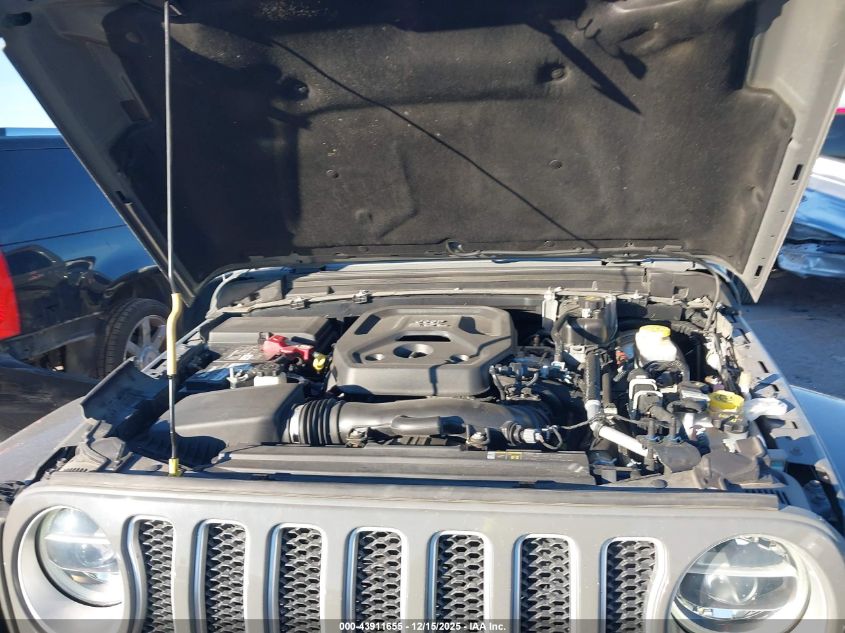 2020 Jeep Wrangler Unlimited Sahara 4X4 VIN: 1C4HJXENXLW118927 Lot: 43911655