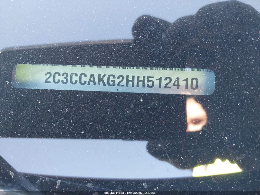 2017 Chrysler 300C Awd VIN: 2C3CCAKG2HH512410 Lot: 43911663