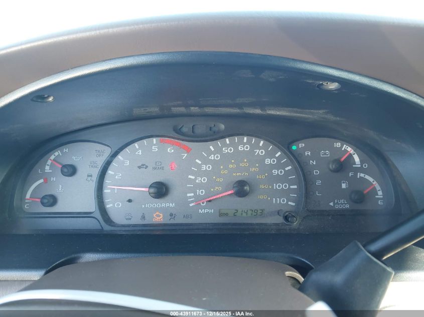 2002 Toyota Sequoia Sr5 V8 VIN: 5TDZT34A72S112166 Lot: 43911673