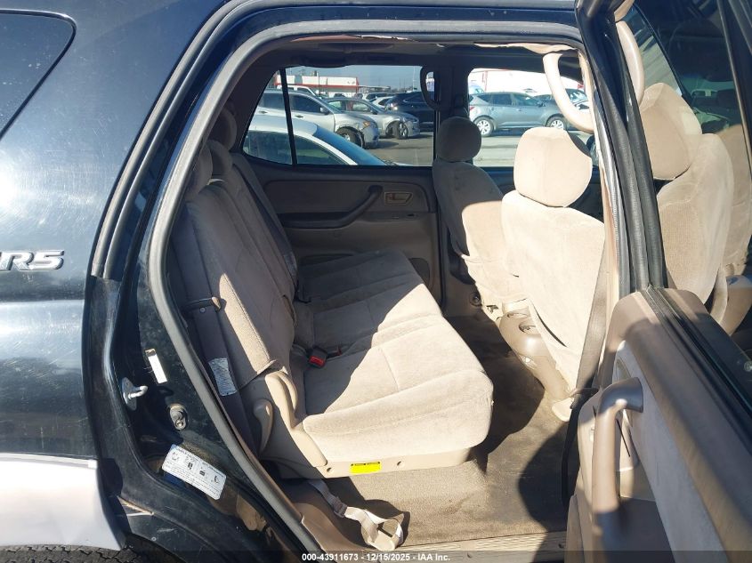 2002 Toyota Sequoia Sr5 V8 VIN: 5TDZT34A72S112166 Lot: 43911673