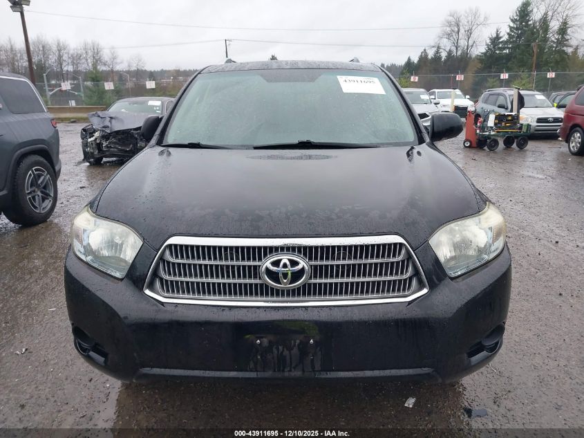 2009 Toyota Highlander Hybrid VIN: JTEEW41A892035529 Lot: 43911695