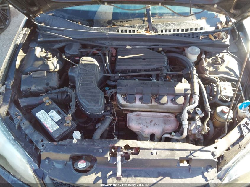 2004 Honda Civic Ex VIN: 2HGES26734H611126 Lot: 43911697