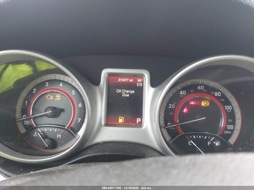 2016 Dodge Journey Sxt VIN: 3C4PDCBG0GT134177 Lot: 43911705