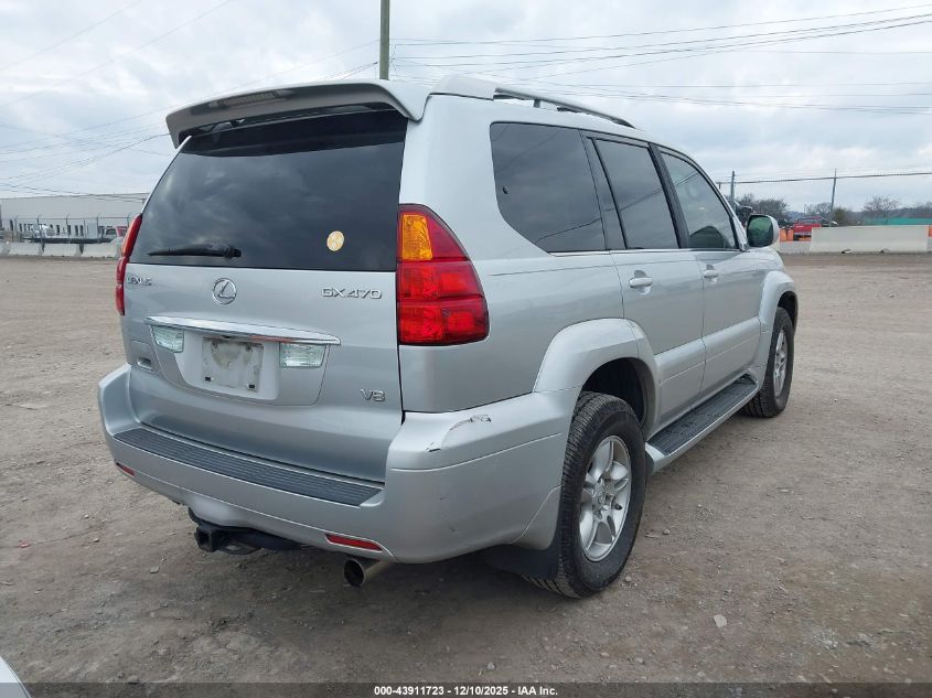 2007 Lexus Gx 470 VIN: JTJBT20X670136889 Lot: 43911723