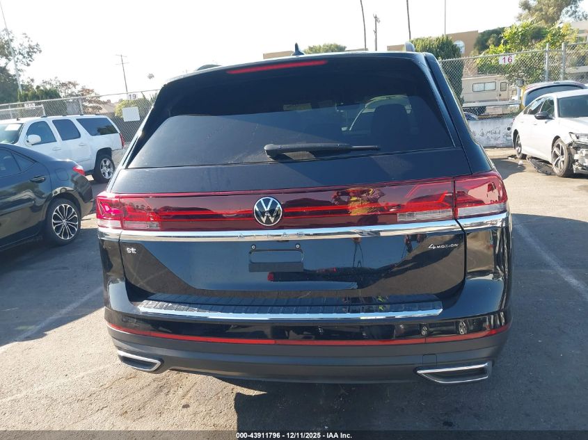 2025 Volkswagen Atlas 2.0T Se VIN: 1V2LR2CA8SC558813 Lot: 43911796