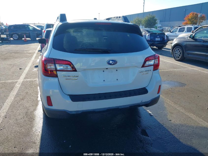 2015 Subaru Outback 2.5I Premium VIN: 4S4BSACC8F3262057 Lot: 43911858