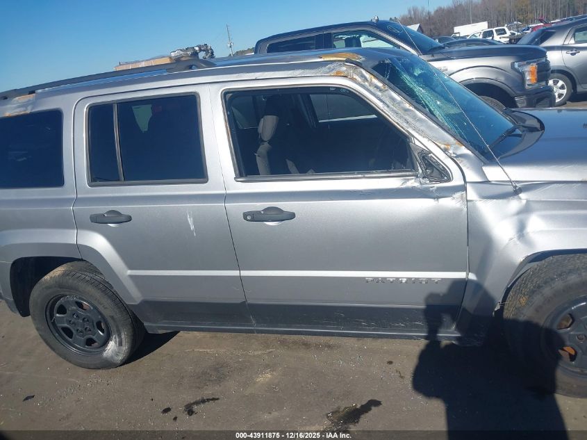 2016 Jeep Patriot Sport VIN: 1C4NJPBA7GD514951 Lot: 43911875