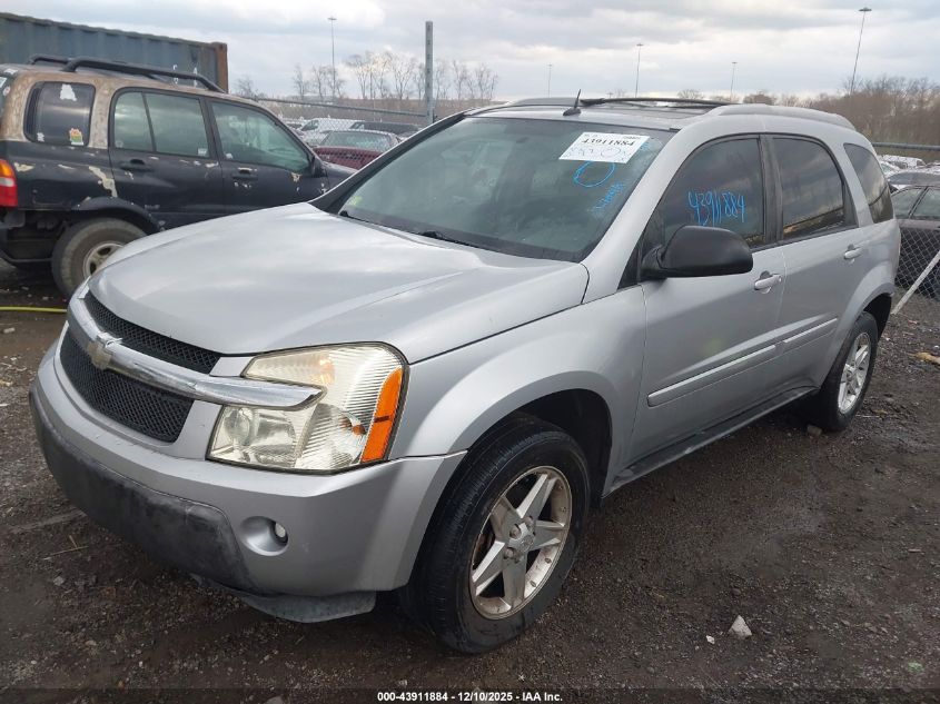 2005 Chevrolet Equinox Lt VIN: 2CNDL73F356135775 Lot: 43911884