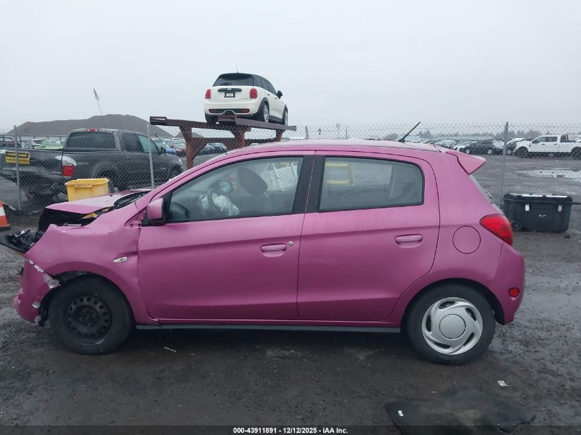 2015 Mitsubishi Mirage De/Rf VIN: ML32A3HJ1FH043019 Lot: 43911891