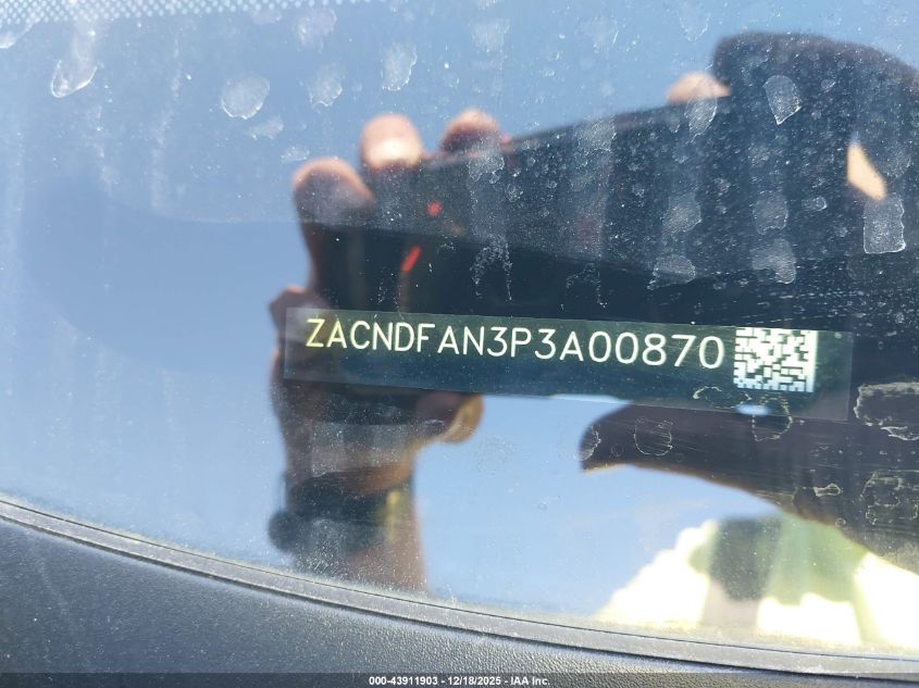 2023 Dodge Hornet Gt Awd VIN: ZACNDFAN3P3A00870 Lot: 43911903