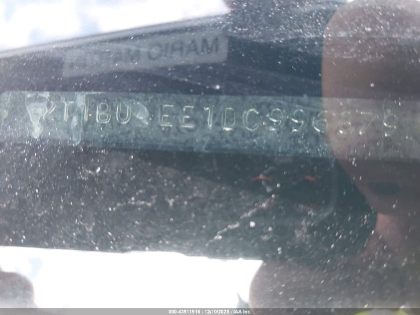 2013 Toyota Corolla L VIN: 2T1BU4EE1DC996879 Lot: 43911916