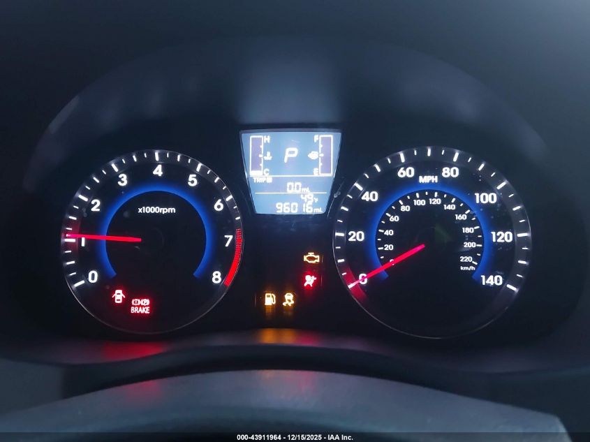 2015 Hyundai Accent Gls VIN: KMHCT4AE6FU863842 Lot: 43911964