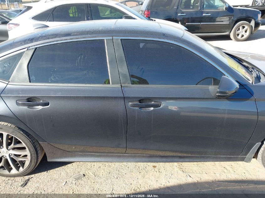 2022 Honda Civic Touring VIN: 2HGFE1F99NH310126 Lot: 43911975